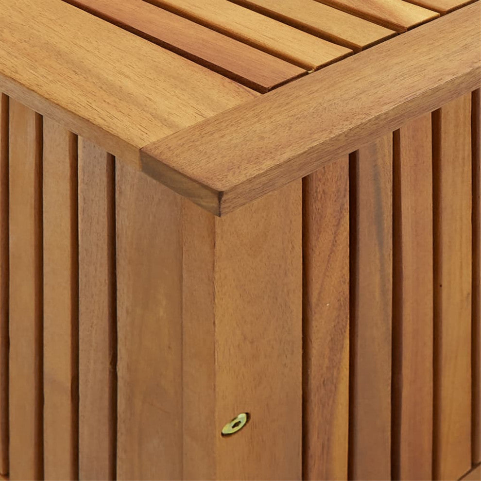vidaXL Garden Storage Box 35.4"x19.7"x41.7" Solid Acacia Wood