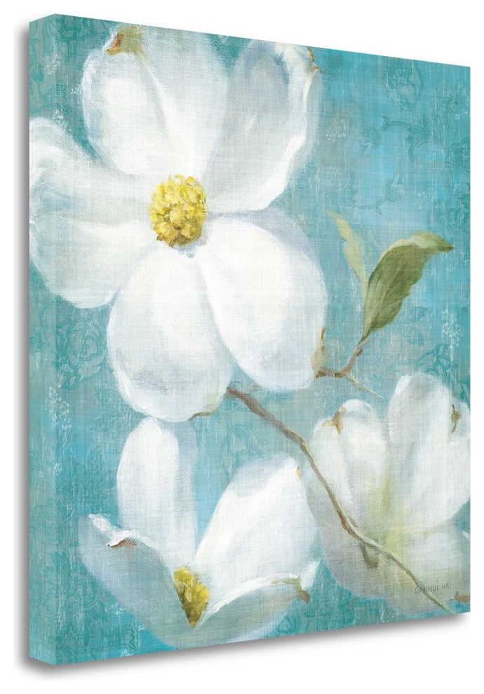 "Indiness Blossom Square VIntage IV" By Danhui Nai, Gallery Wrap Canvas