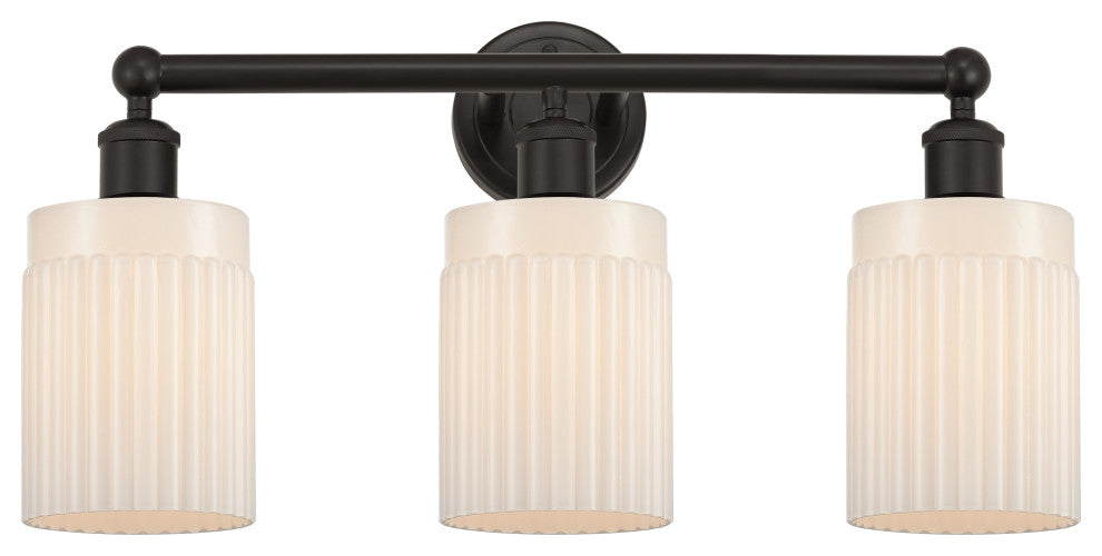 Innovations 616-3W-OB-G341 Hadley 3 Light Bath Vanity Light, Oil Rubbed Bronze