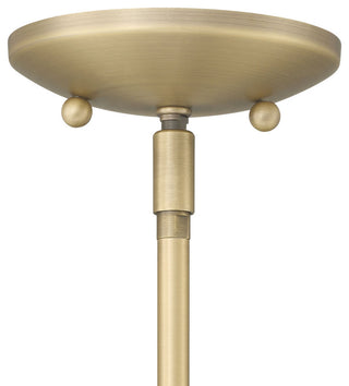 Brooks Matte White 18" Adjustable Barn Light Pendant