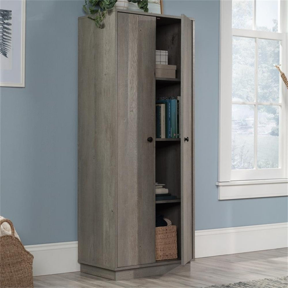 Sauder Sundar Engineered Wood Storage Cabinet in Mystic Oak Finish