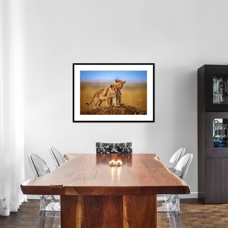 "Brothers For Life" Framed Digital Print by Jeffrey C. Sink, 44x32"