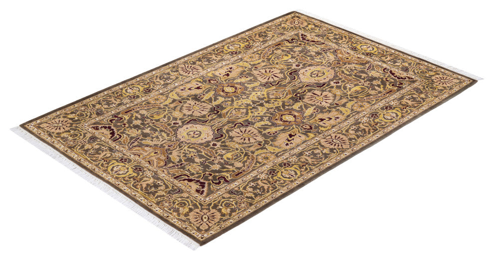 MOGUL, Hand Knotted Area Rug 6' 1" X 4' 2"
