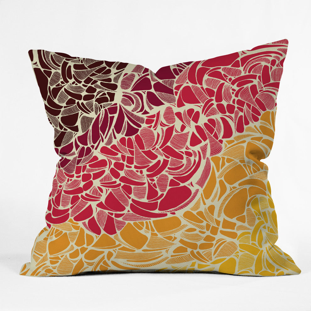 Deny Designs Karen Harris Fossil Blaze Outdoor Throw Pillow
