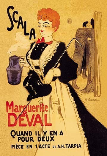 Scal Marguerite Deval - Gallery Wrapped Canvas Art 28" x 42"