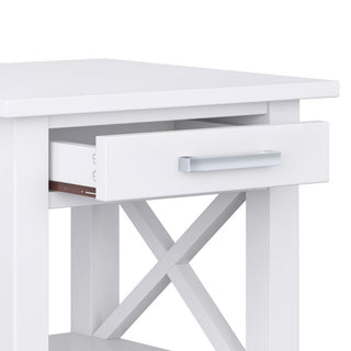 Kitchener SOLID WOOD End Table, White