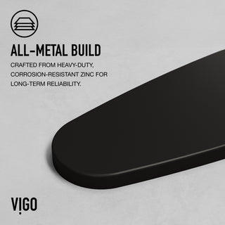 VIGO 10" L Kitchen Deck Plate, Matte Black