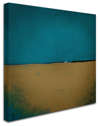 'Teal Horizon' Canvas Art by Nicole Dietz