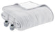 Serta Fleece to Sherpa Heated Fleece and Sherpa Bedding Blanket, Light Grey
