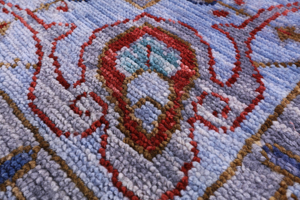 9' 9" X 14' 0" Persian Heriz Serapi Handmade Rug - Q13053