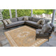Carmel Kilim Indoor/Outdoor Rug, Sand, 6'6"x9'4"