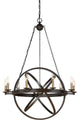 Quoizel EON5009WT Nine Light Chandelier Eons Western Bronze