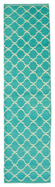 Rug N Carpet - Handmade Unique 3' 1" x 11' 10" Moroccan Runner Rug