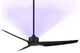 Terminator Indoor/Outdoor 3-Blade Germicidal Smart Ceiling Fan 54" Matte Black