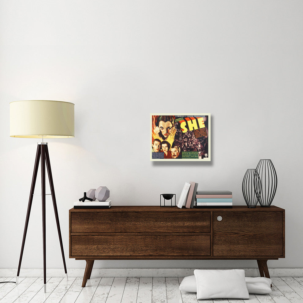 "SHE" Stretched Canvas Giclee by Hollywood Photo Archive, 24x20"