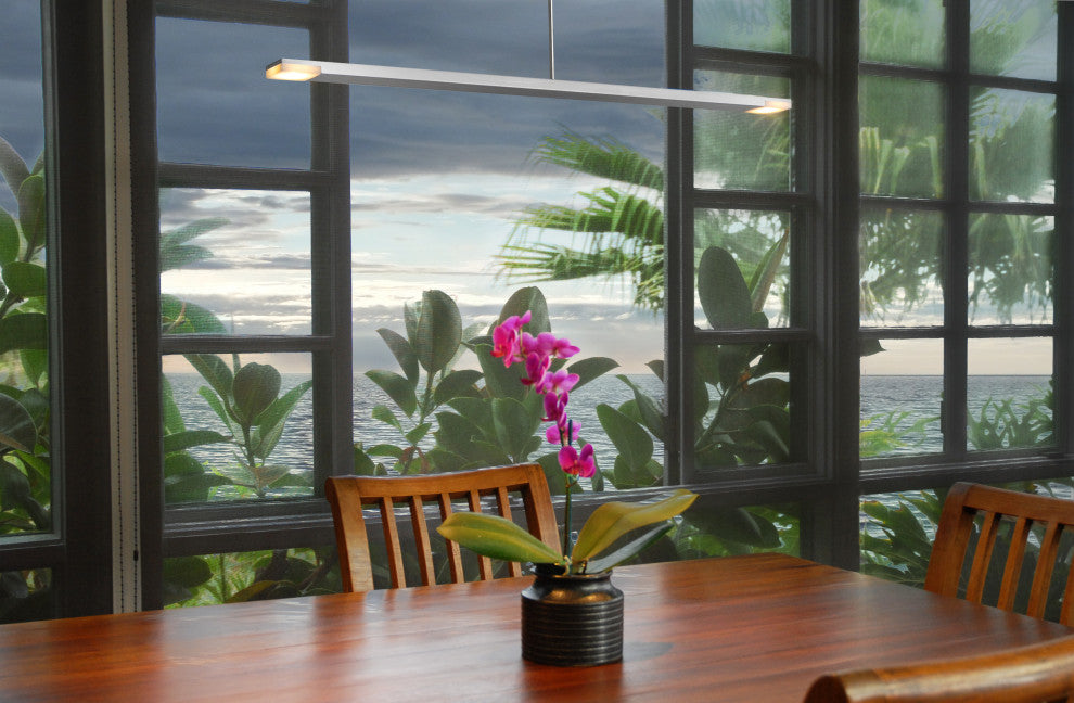 Virga LED Linear Pendant, Brushed Aluminum