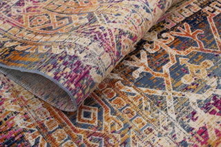 Noori Rug Low-Pile Jerald Blue/Pink Rug