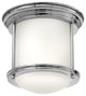 Hinkley Hadley Small Flush Mount, Chrome