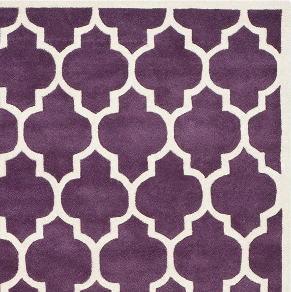 Safavieh Chatham CHT734F 7' Square Purple Rug