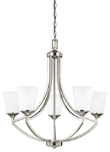 Generation Lighting Lighting 5-Light Chandelier, Brushed Nickel