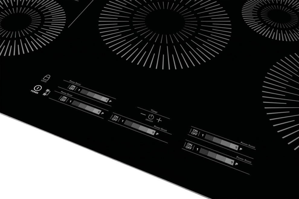 Frigidaire FCCI3627A 36"W 5 Burner Electric Cooktop - Black
