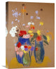 "Three Vases of Flowers" Artwork, 15" x 22"