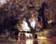 Christian Friedrich Mali Cattle Watering, 20"x25" Wall Decal