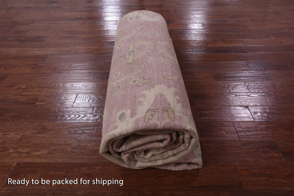 12' 0" X 14' 5" Peshawar Hand Knotted Wool Rug Q10553