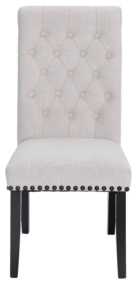 Home Beyond 2-Piece Dining Chair Set, Beige