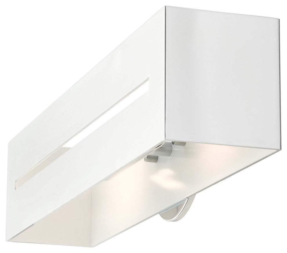Polished Chrome Urban, Industrial, Vanity Sconce