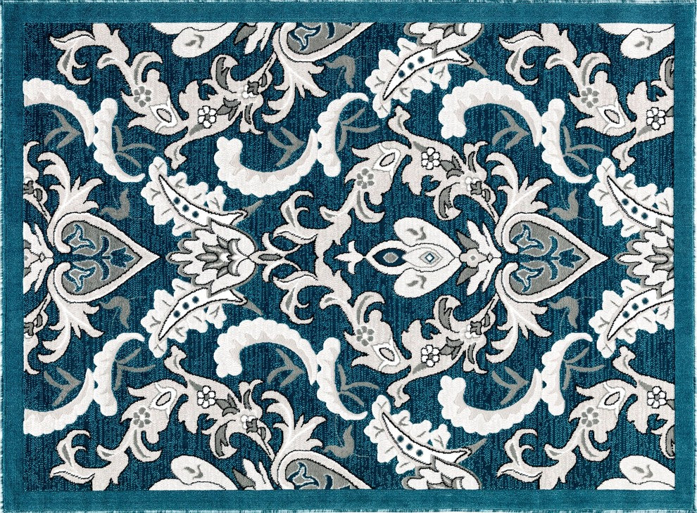 Luminance Area Rug, Dark Blue, 7''10"x10''6"