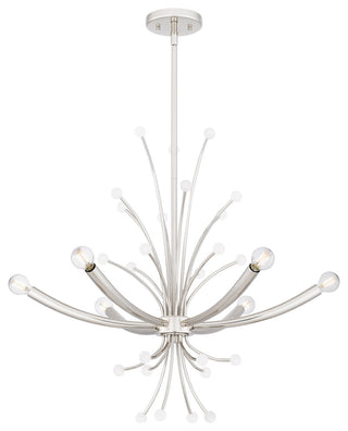 Quoizel PCKIE5029 Kiera 6 Light 29"W Sputnik Chandelier - Polished Nickel