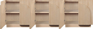 Navona Oak Veneer Sideboards / Buffet, Natural, 3pc