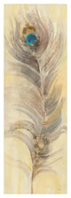 "Blue Eyed Feathers II" Digital Paper Print by Albena Hristova, 26"x74"