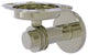 Mercury Tumbler and Toothbrush Holder with Dotted Accents, Polished Nickel