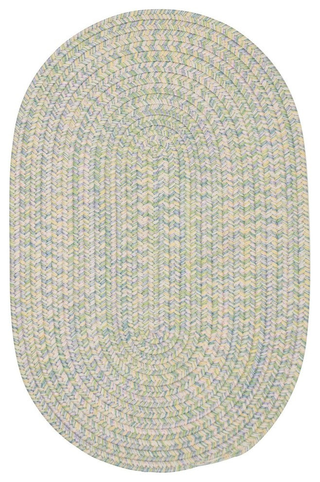 Colonial Mills Kicks Cove KC27 Pastel Indoor/Outdoor Area Rug, Oval 3'x5'