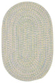 Colonial Mills Kicks Cove KC27 Pastel Indoor/Outdoor Area Rug, Oval 3'x5'