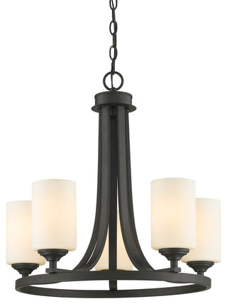 Bordeaux 5 Light Chandelier, Bronze
