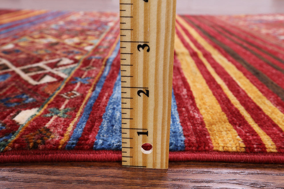 Khorjin Super Kazak Hand Knotted Rug 3' 2" X 5' 3" Q5696
