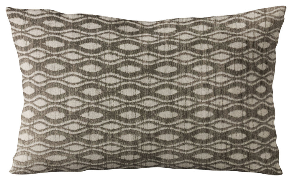 Plutus Brown Bites Dot Luxury Throw Pillow, 20"x36"