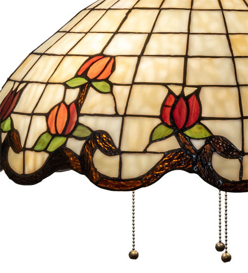 Meyda Lighting 232767 20" Wide Roseborder Pendant