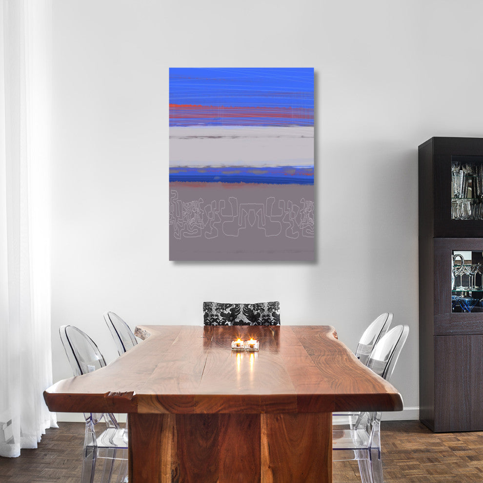 "Abstract  Blue View 1" Fine Art Print