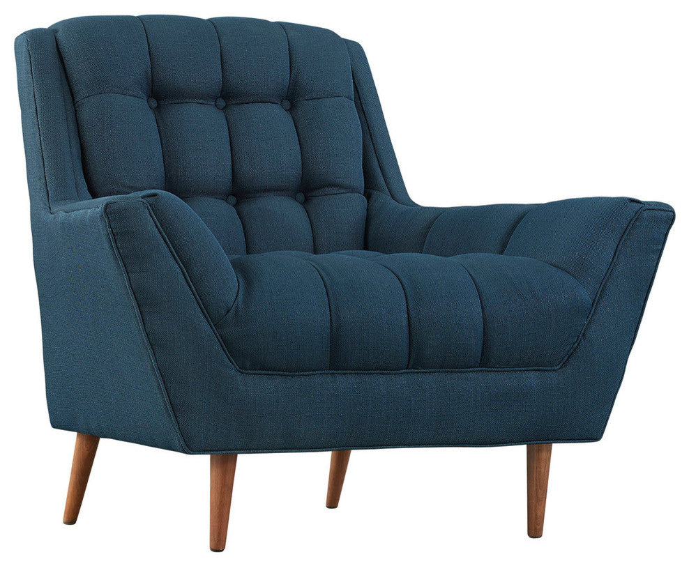 Response Fabric Armchair, Azure