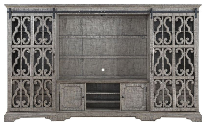 Acme Artesia Entertainment Center Salvaged Natural Finish