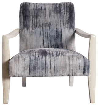 Uttermost Watercolor Gray Chenille Accent Chair