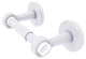 Clearview Two Post Toilet Tissue Holder, Matte White