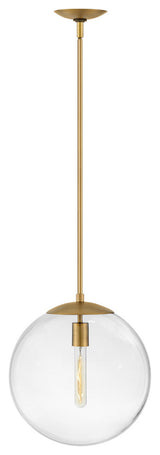 Hinkley Warby Medium Orb Pendant, Heritage Brass