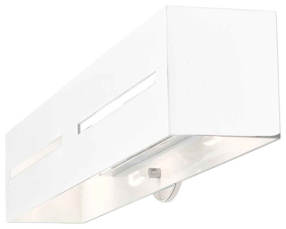 Polished Chrome Urban, Industrial, Vanity Sconce