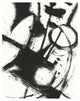 "Expression Abstract II White Crop" Paper Print by Shirley Novak, 22"x26"