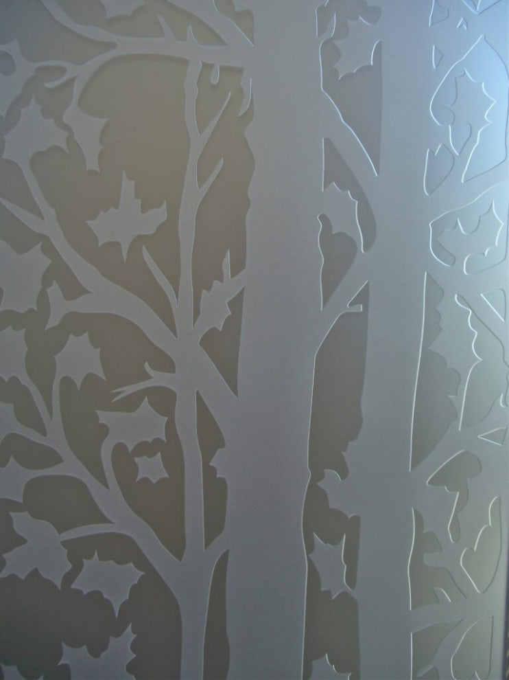 Interior Prehung Door or Interior Slab Door - Forest Trees - Primed - 24" x...